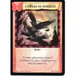 HP01-034 R - Corbeau en secrétaire