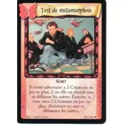 HP01-038 UC - Test de métamorphose