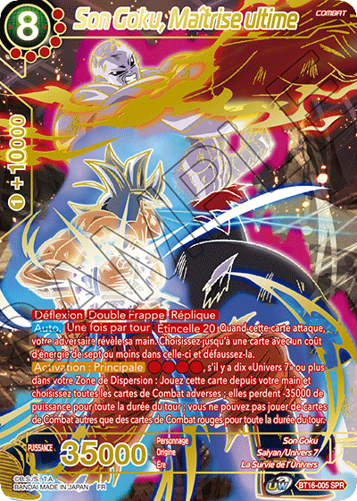 BT16-005 SPR Son Goku, Maîtrise ultime (FR)